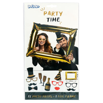 Photobooth Lijst Met Props 13 delig van Boland koop je bij Partywinkel