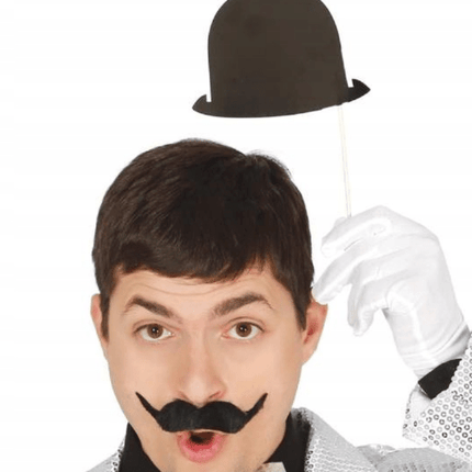 Photobooth Set Hoedjes 10cm 6st van Fiestas Guirca koop je bij Partywinkel