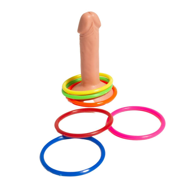 Piemel Ringgooispel met 6 Ringen van Partychimp koop je bij Partywinkel