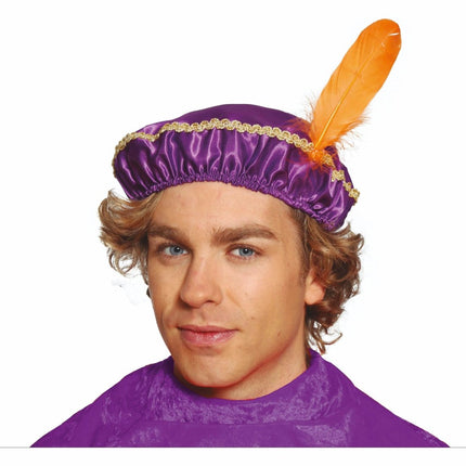 Pietenmuts Paars van Fiestas Guirca koop je bij Partywinkel