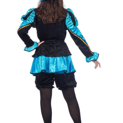 Pietenpak Dames Blauw van Wilbers & Wilbers koop je bij Partywinkel