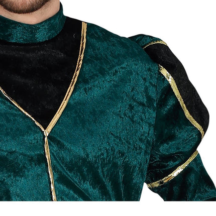 Pietenpak Groen/Goud van Fiestas Guirca koop je bij Partywinkel