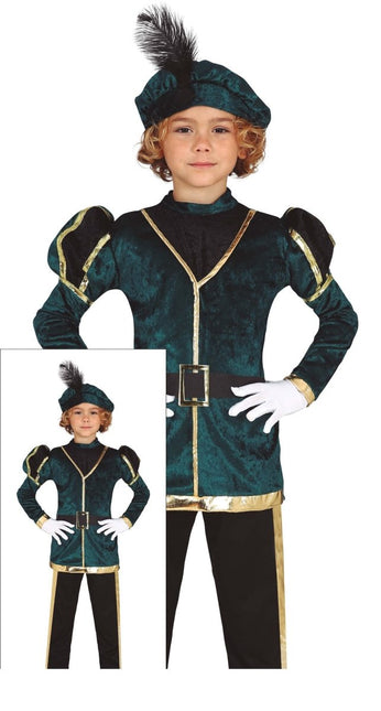 Pietenpak Kind Groen/Goud van Fiestas Guirca koop je bij Partywinkel