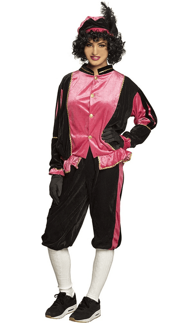 Pietenpak Roze Zwart van Boland koop je bij Partywinkel