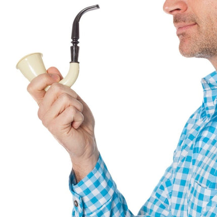 Beige Nep Pijp van Wilbers & Wilbers koop je bij Partywinkel