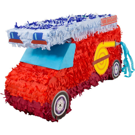 Pinata Brandweerwagen - 55x30cm van Folat koop je bij Partywinkel
