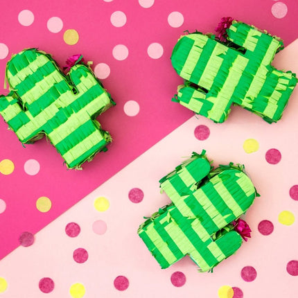Pinata Cactus Mini 12cm van Partydeco koop je bij Partywinkel