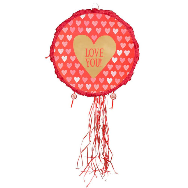 Pinata Love You 40cm van Boland koop je bij Partywinkel
