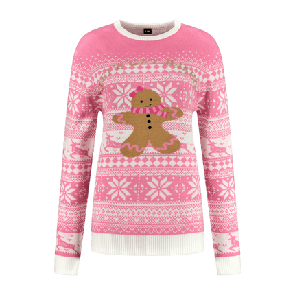Pink Gingerbread Trui voor kinderen van Haus Huberts koop je bij Partywinkel