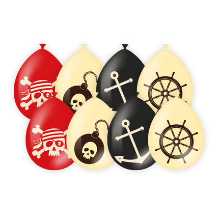 Piraat Ballonnen 30cm van Paper Dreams koop je bij Partywinkel