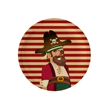 Piraat Borden Papier van Paper Dreams koop je bij Partywinkel