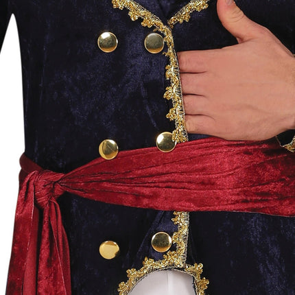 Piraat Kostuum Blauw Rood Heren van Fiestas Guirca koop je bij Partywinkel
