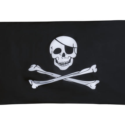 Piraat Vlag 1,5m van Fiestas Guirca koop je bij Partywinkel