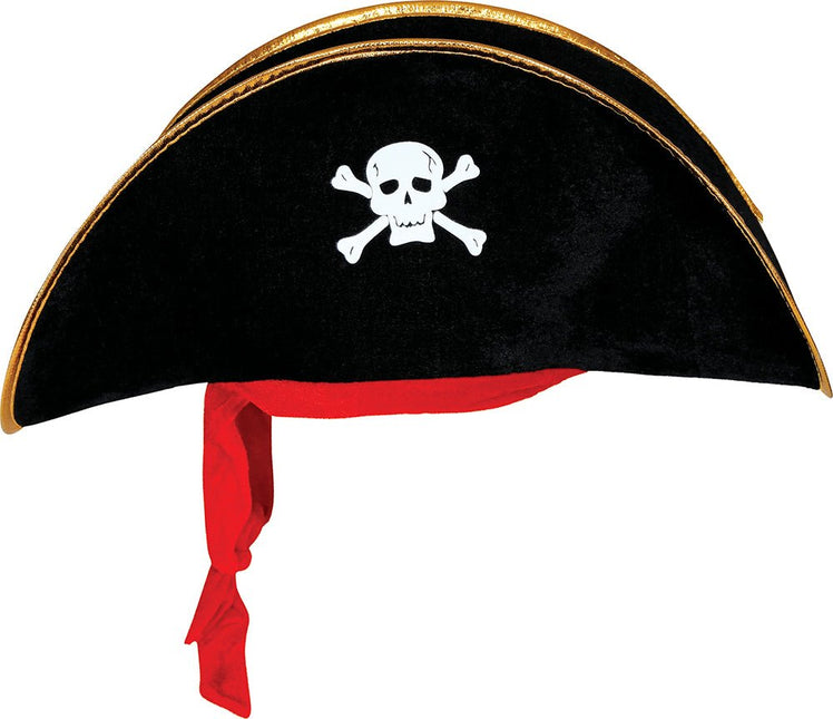 Piraathoed Zwart Rood van Fiestas Guirca koop je bij Partywinkel