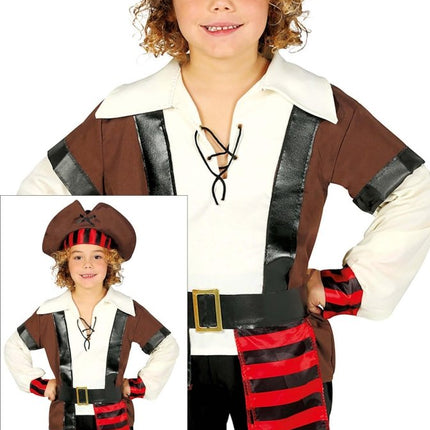 Piratenpak Bruin Jongen van Fiestas Guirca koop je bij Partywinkel