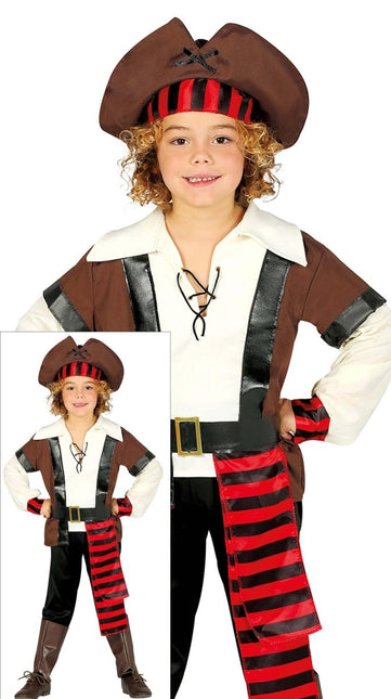 Piratenpak Bruin Jongen van Fiestas Guirca koop je bij Partywinkel