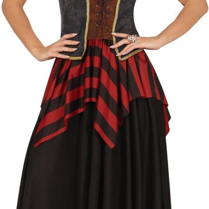 Piratenpak Rood Bruin Dames van Fiestas Guirca koop je bij Partywinkel