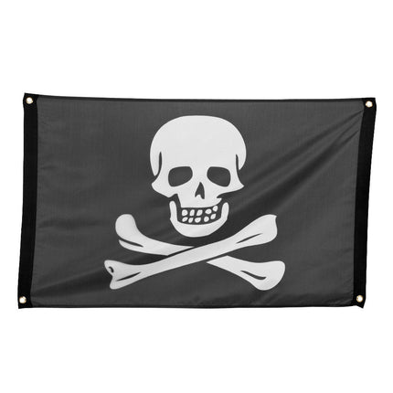 Halloween Piratenvlag Deluxe 90cm van Boland koop je bij Partywinkel