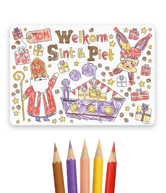 Placemat - Sinterklaas van Paper Dreams koop je bij Partywinkel