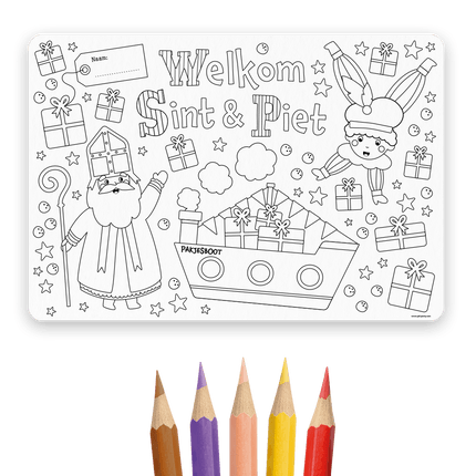 Placemat - Sinterklaas van Paper Dreams koop je bij Partywinkel