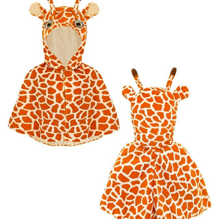 Pluche Poncho Met Muts Giraf van Widmann koop je bij Partywinkel