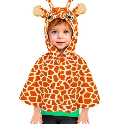 Pluche Poncho Met Muts Giraf van Widmann koop je bij Partywinkel