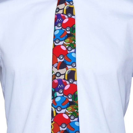 Pokémon Stropdas Pokeball van OppoSuits koop je bij Partywinkel
