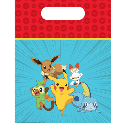 Pokemon Uitdeelzakjes 6st van Procos koop je bij Partywinkel