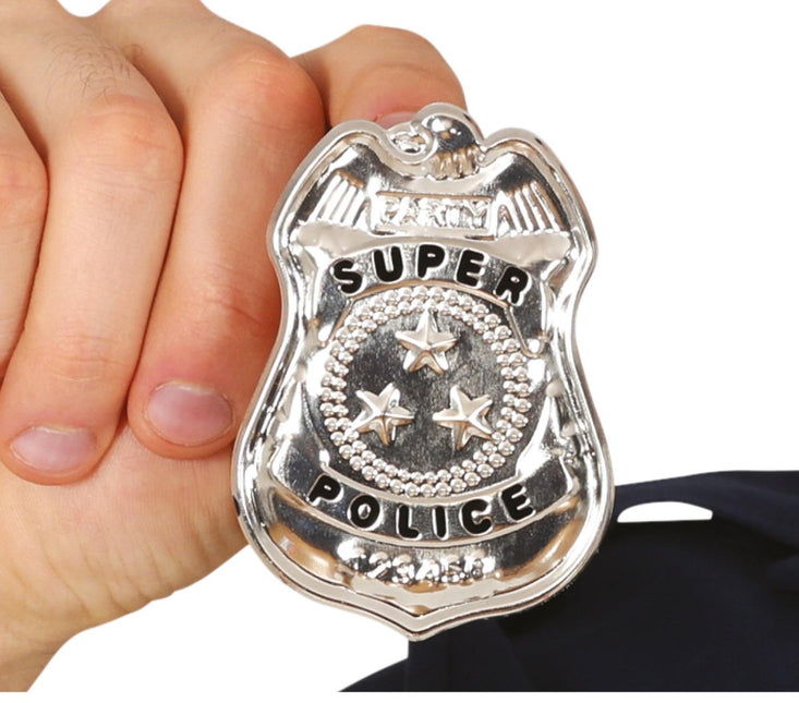 Politie Badge 7cm van Fiestas Guirca koop je bij Partywinkel