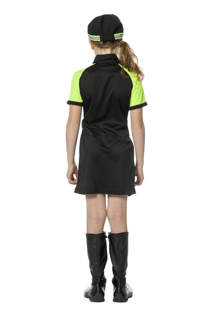 Politie Jurk Zwart Geel Meisje van Wilbers & Wilbers koop je bij Partywinkel