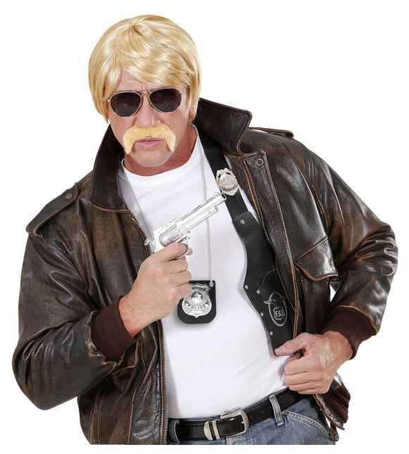 Politie Ketting Zwart Zilver van Widmann koop je bij Partywinkel