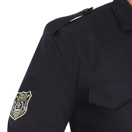 Politie Kostuum Zwart Heren van Fiestas Guirca koop je bij Partywinkel