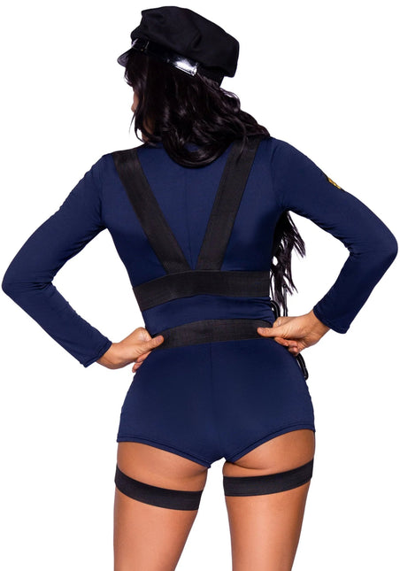 Politie Pak Blauw Dames Bodysuit Leg Avenue van Leg Avenue koop je bij Partywinkel