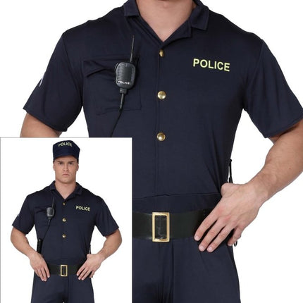 Politie Pak Blauw Heren van Fiestas Guirca koop je bij Partywinkel