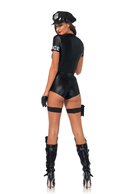 Politie Pak Zwart Dames Bodysuit Leg Avenue van Leg Avenue koop je bij Partywinkel