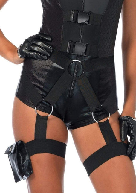 Politie Pak Zwart Dames Bodysuit Leg Avenue van Leg Avenue koop je bij Partywinkel