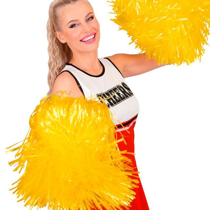 Pom Pom Geel 1 stuk van Widmann koop je bij Partywinkel