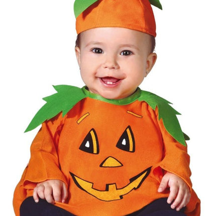 Pompoen Halloween Kostuum Baby Oranje van Fiestas Guirca koop je bij Partywinkel