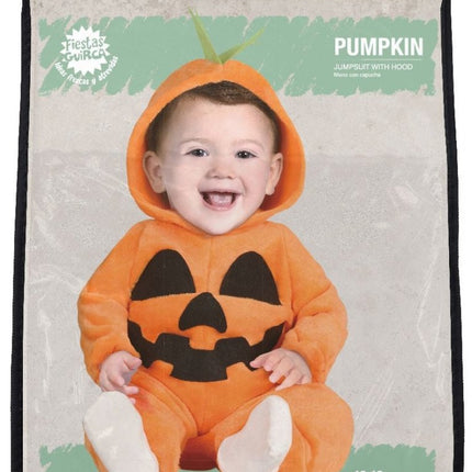 Pompoen Halloween Kostuum Baby Zwart Oranje van Fiestas Guirca koop je bij Partywinkel