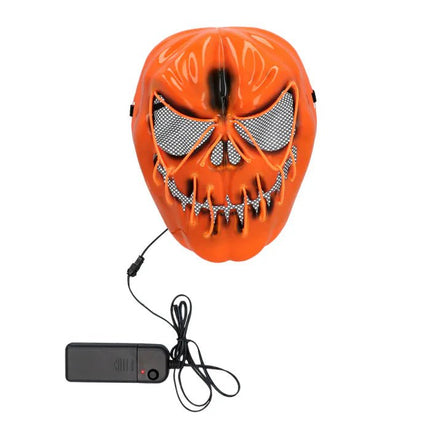 Pompoen Masker Oranje Led van Boland koop je bij Partywinkel