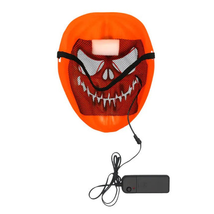 Pompoen Masker Oranje Led van Boland koop je bij Partywinkel