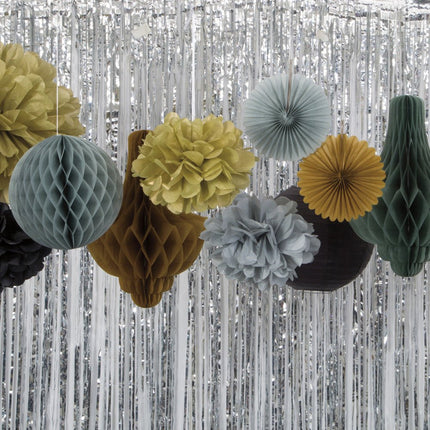 Pompon Goud 40cm van Unique koop je bij Partywinkel