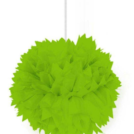 Pompon Groen 30cm van Folat koop je bij Partywinkel