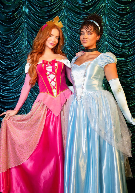 Prinses Aurora Jurk Roze Dames Leg Avenue van Leg Avenue koop je bij Partywinkel