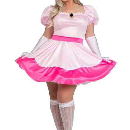 Prinses Jurk Roze Dames Leg Avenue van Leg Avenue koop je bij Partywinkel