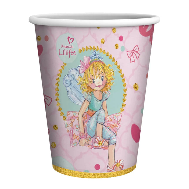 Prinses Lillifee Bekers 250ml 8st van VDV Benefit koop je bij Partywinkel