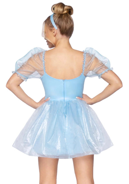 Prinsessen Jurk Blauw Dames Leg Avenue van Leg Avenue koop je bij Partywinkel