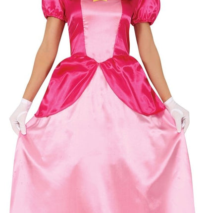 Prinsessen Jurk Dames Prinses Peach van Fiestas Guirca koop je bij Partywinkel