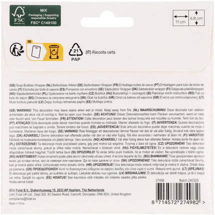 Prinsessen Stickers Bellenblaas 6st van Folat koop je bij Partywinkel