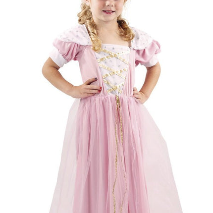 Prinsessenjurk Kind Roze Deluxe 3/4 jaar van Boland koop je bij Partywinkel